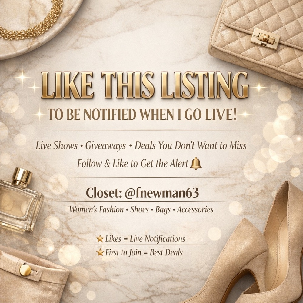 LIKE this Listing 4 when I go live!!!